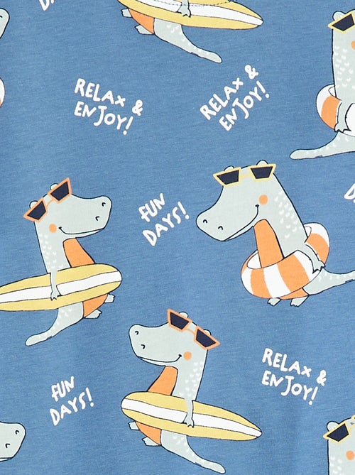 T-shirt met dinoprint 'Guppy' - Kiabi