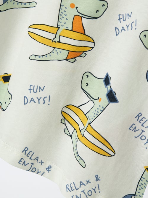 T-shirt met dinoprint 'Guppy' - Kiabi