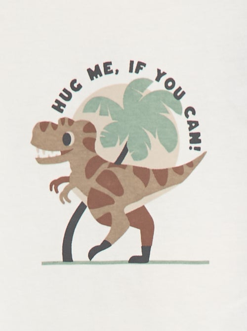 T-shirt met dinoprint - Kiabi