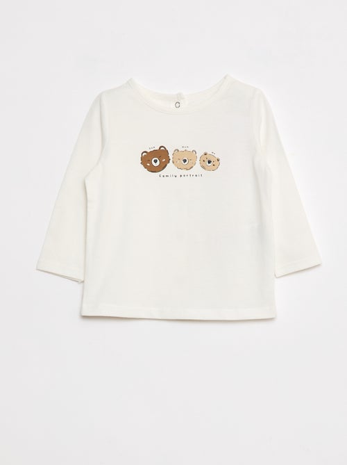 T-shirt met dinoprint - Kiabi
