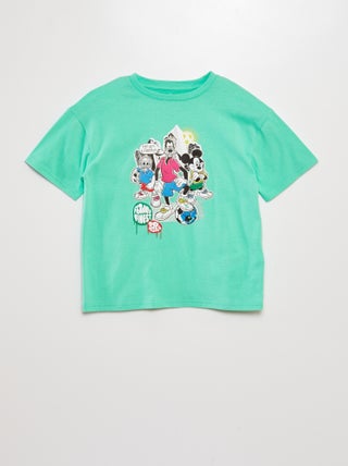 T-shirt met Disney-print