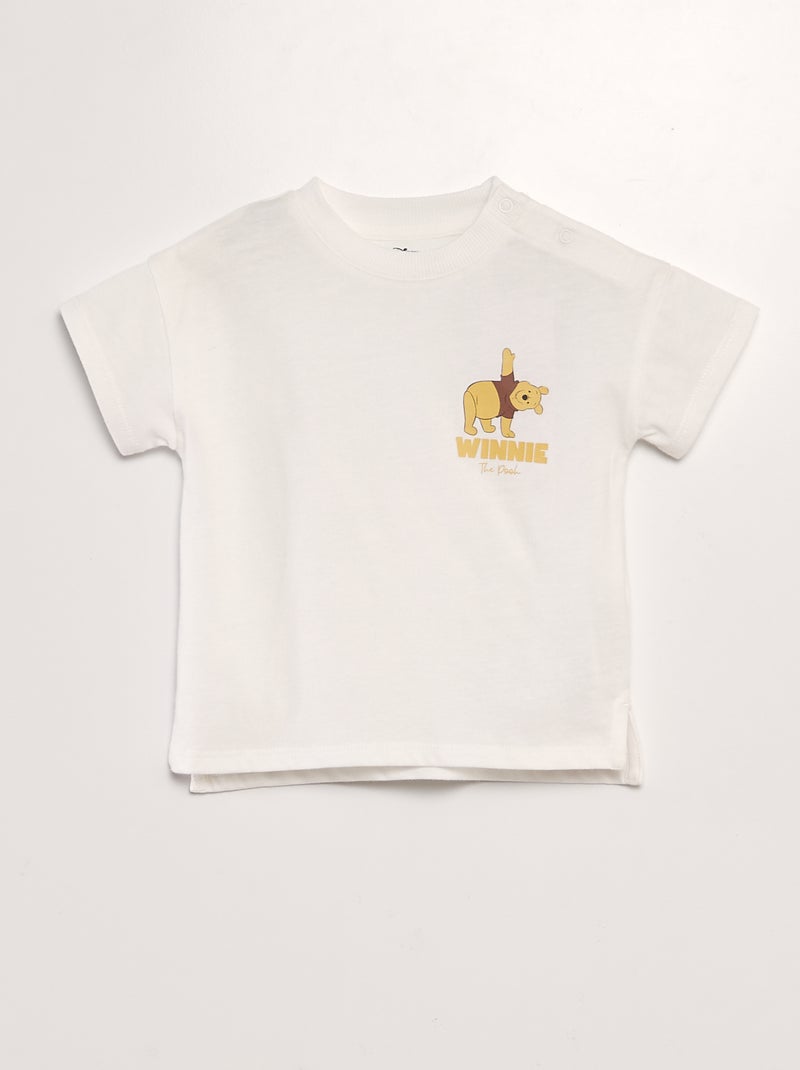T-shirt met Disney-print WIT - Kiabi