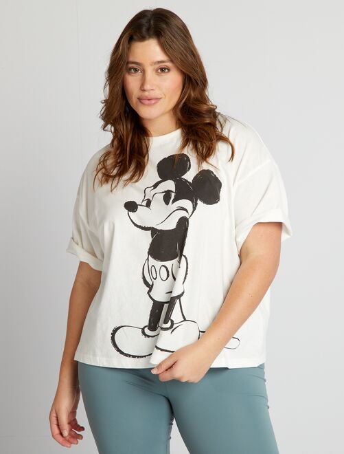 T-shirt met Disney/Mickey-print - Kiabi
