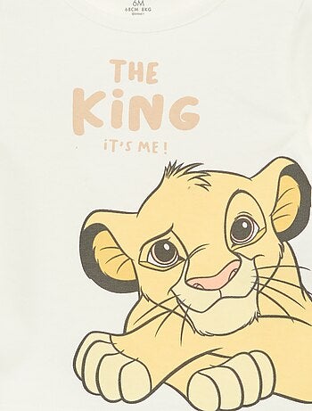T-shirt met 'Disney'/'Simba'-print