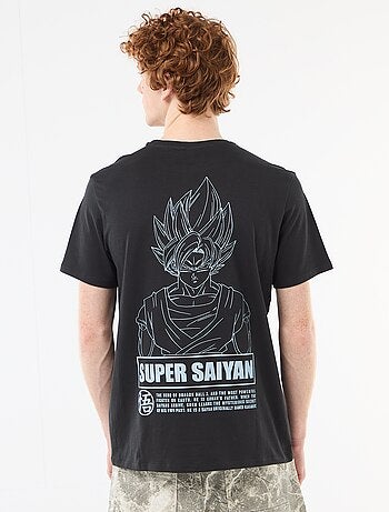 T-shirt met 'dragon ball' print van katoen