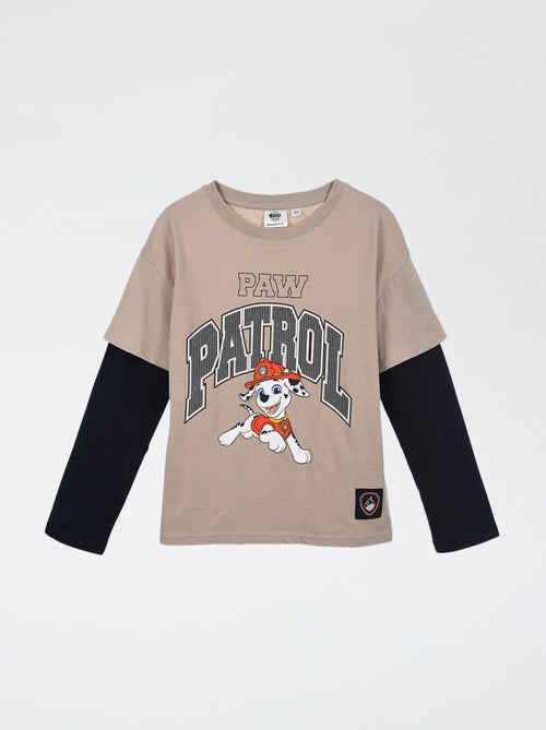 T-shirt met dubbele mouw 'PAW Patrol' - Kiabi