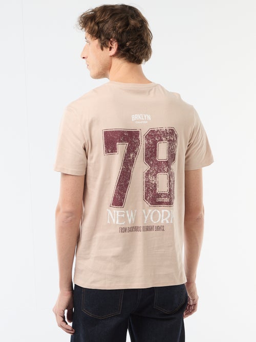 T-shirt met fantasieprint - Kiabi