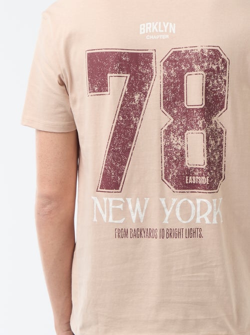 T-shirt met fantasieprint - Kiabi