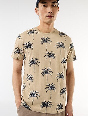 T-shirt met fantasieprint