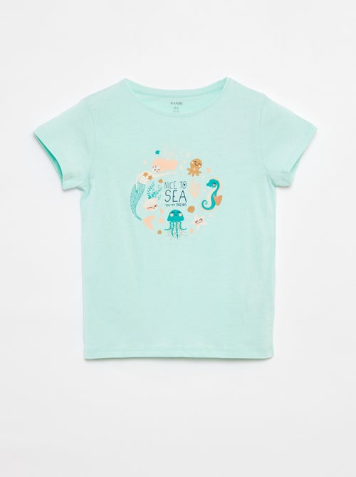T-shirt met fantasieprint - Kiabi
