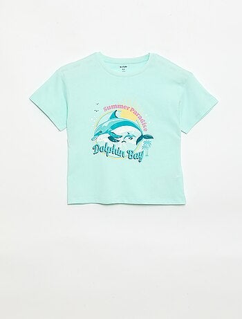 T-shirt met fantasieprint