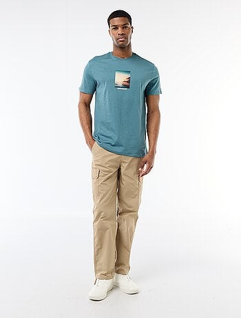 T-shirt met fantasieprint