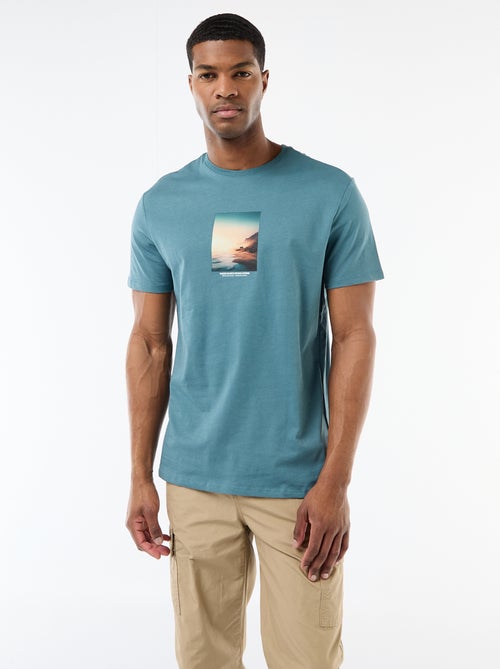 T-shirt met fantasieprint - Kiabi