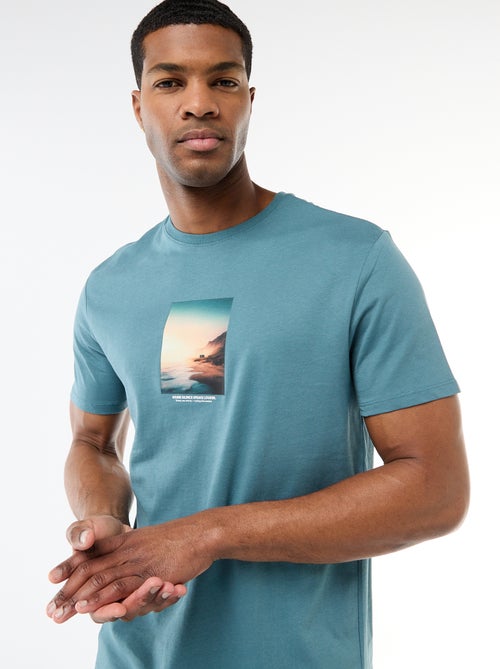 T-shirt met fantasieprint - Kiabi