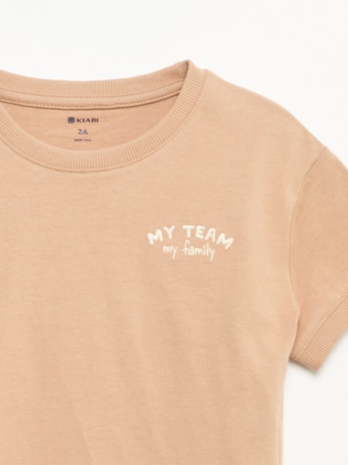 T-shirt met fantasieprint en korte mouwen - Kiabi T-shirt met fantasieprint en korte mouwen - Kiabi