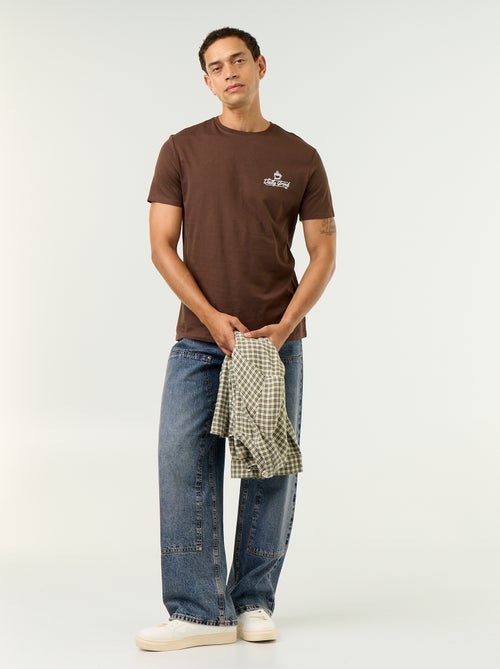 T-shirt met fantasieprint en korte mouwen - Kiabi T-shirt met fantasieprint en korte mouwen - Kiabi