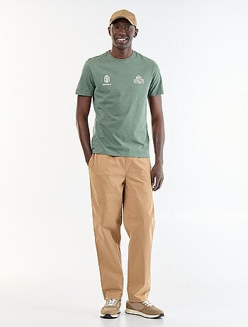 T-shirt met fantasieprint en korte mouwen
