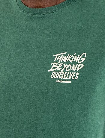 T-shirt met fantasieprint en korte mouwen