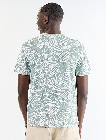 T-shirt met fantasieprint en korte mouwen