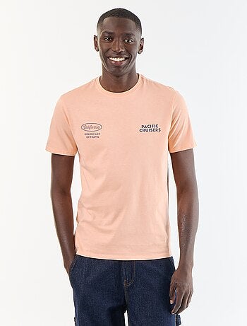 T-shirt met fantasieprint en korte mouwen
