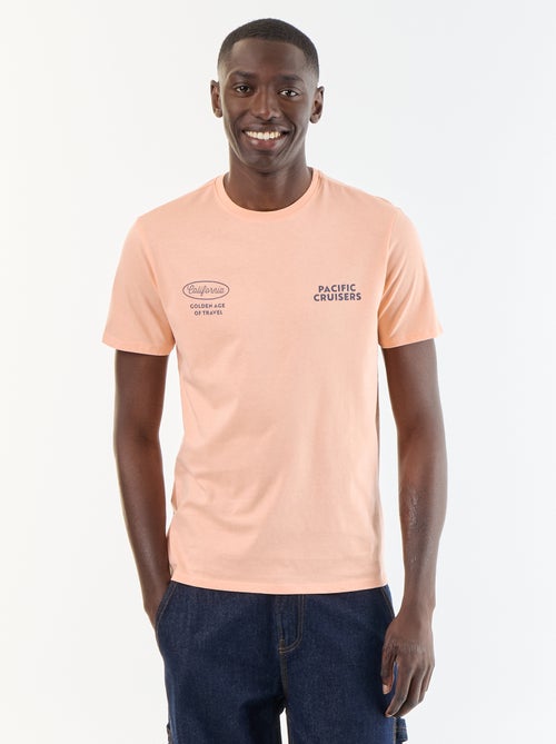 T-shirt met fantasieprint en korte mouwen - Kiabi T-shirt met fantasieprint en korte mouwen - Kiabi