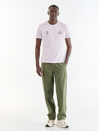 T-shirt met fantasieprint en korte mouwen