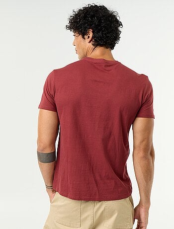 T-shirt met fantasieprint en korte mouwen