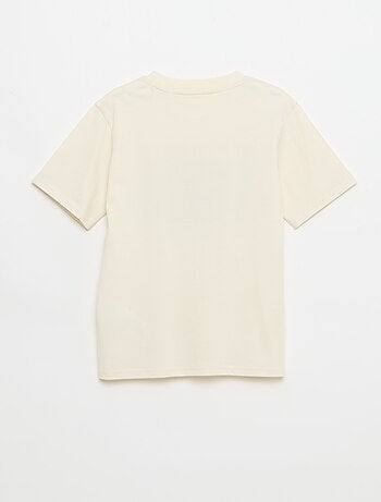 T-shirt met fantasieprint en korte mouwen