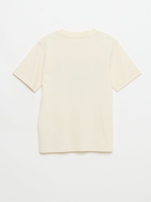 T-shirt met fantasieprint en korte mouwen - Kiabi