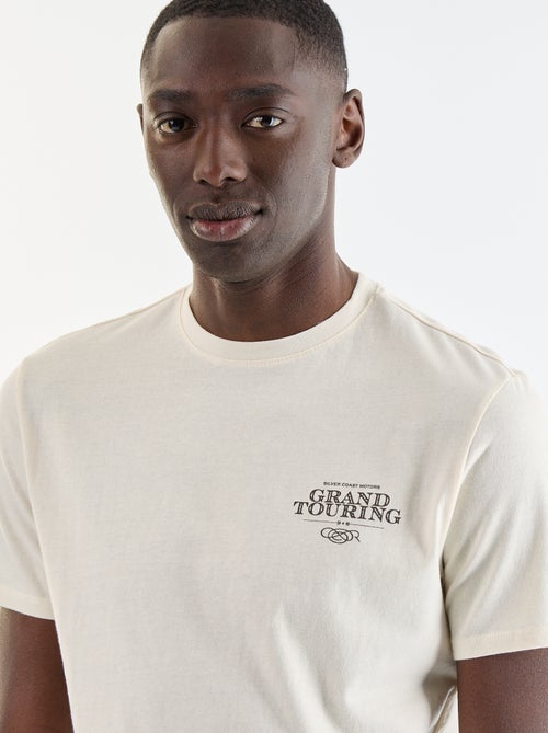 T-shirt met fantasieprint en korte mouwen - Kiabi T-shirt met fantasieprint en korte mouwen - Kiabi