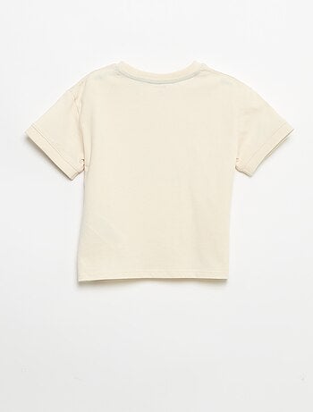 T-shirt met fantasieprint en korte mouwen