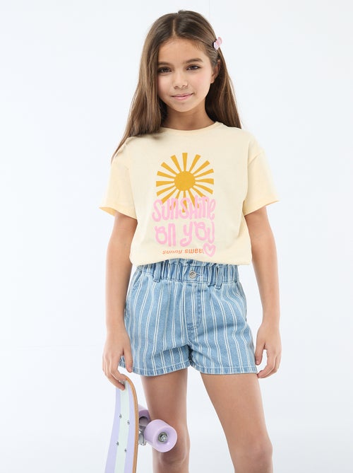 T-shirt met fantasieprint - Kiabi