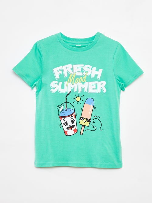 T-shirt met fantasieprint - Kiabi