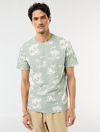 T-shirt met fantasieprint