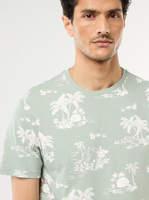 T-shirt met fantasieprint - Kiabi