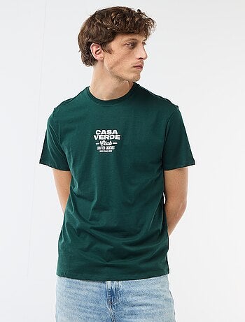 T-shirt met fantasieprint
