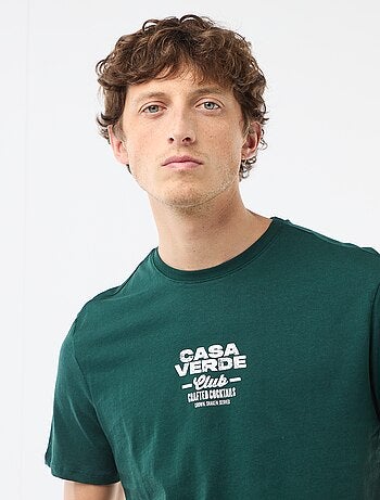 T-shirt met fantasieprint