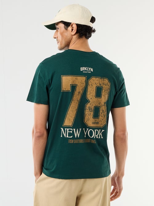 T-shirt met fantasieprint - Kiabi