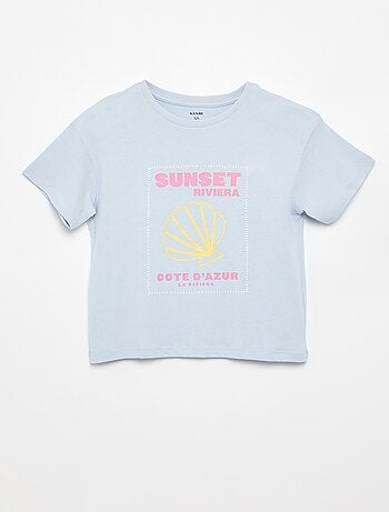 T-shirt met fantasieprint