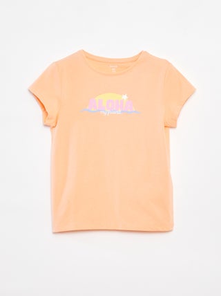 T-shirt met fantasieprint