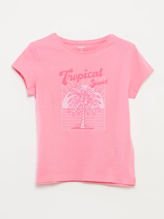T-shirt met fantasieprint