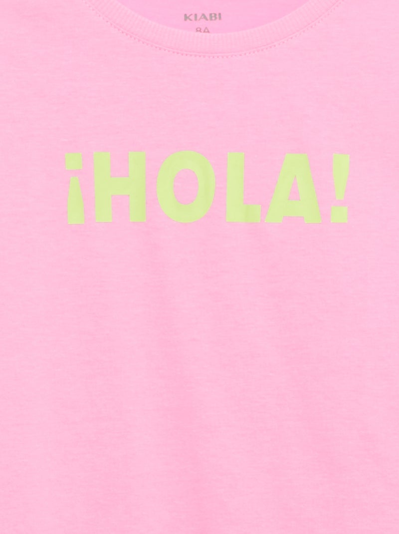 T-shirt met fantasieprint Rose - Kiabi