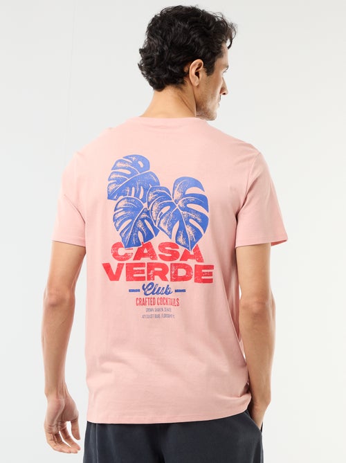 T-shirt met fantasieprint - Kiabi