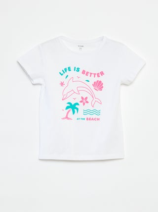 T-shirt met fantasieprint