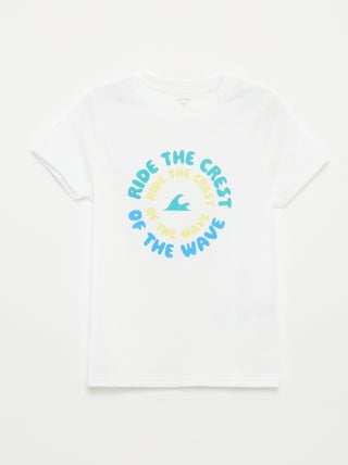 T-shirt met fantasieprint