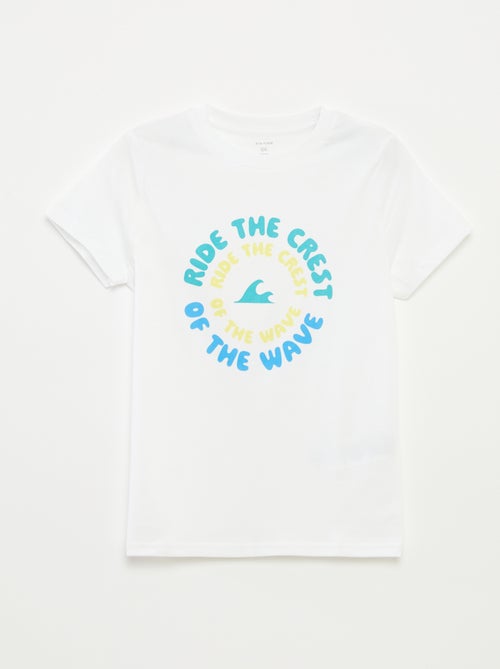 T-shirt met fantasieprint - Kiabi
