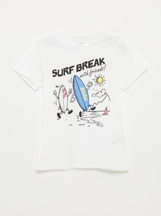 T-shirt met fantasieprint