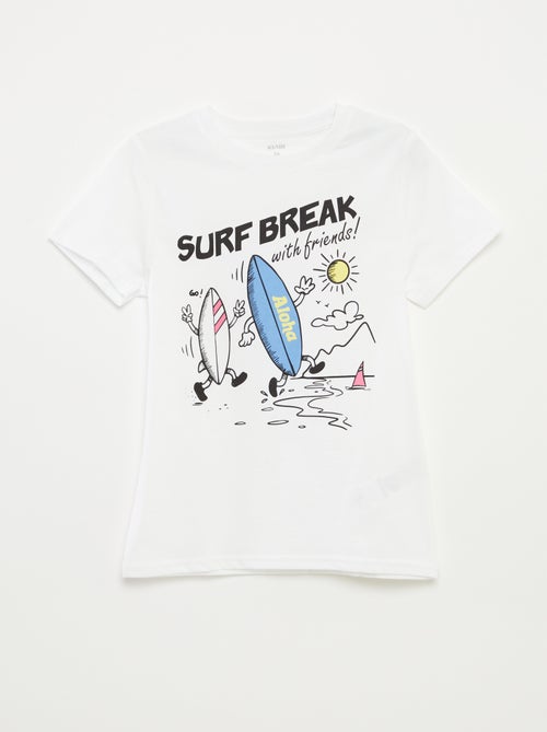 T-shirt met fantasieprint - Kiabi