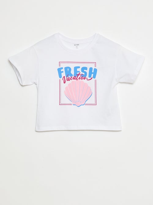 T-shirt met fantasieprint - Kiabi
