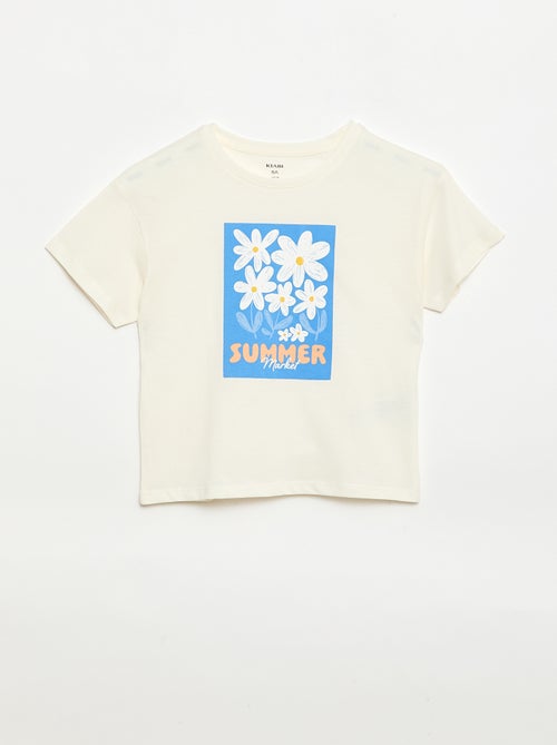 T-shirt met fantasieprint - Kiabi